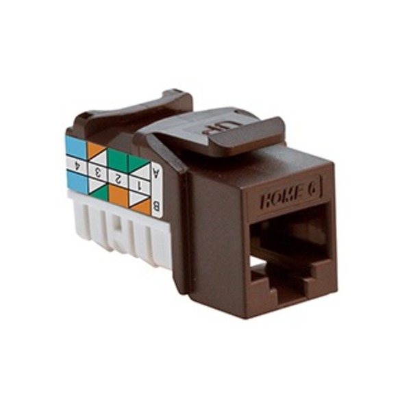 Leviton RJ JACK AND MODULE Q/PORT CAT6 RESI HOME JACK BR 61HOM-RB6